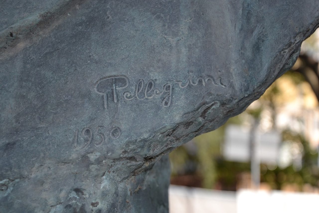 Bust of Rummo in the park of the hospital 4.JPG